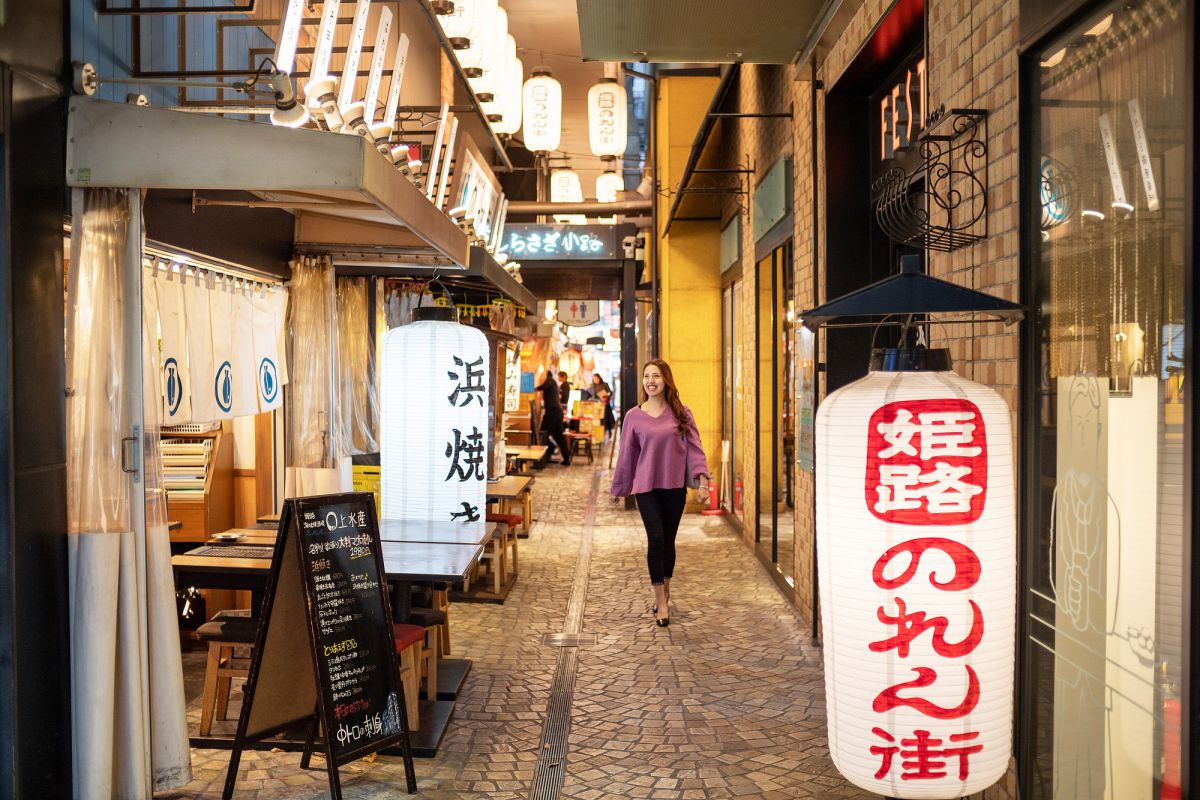 瀬戸内 播磨姫路のうまいもの自慢の店が軒を連ねる 姫路のれん街
