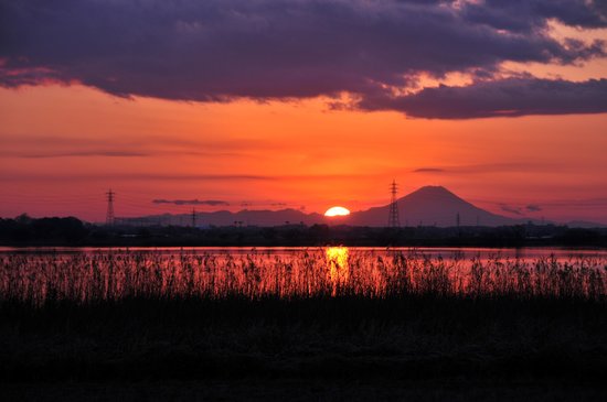 日本の夕陽百選にも認定